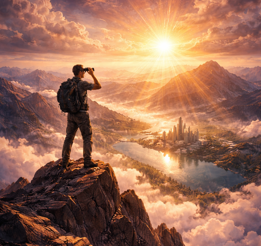 mountain sunrise vision